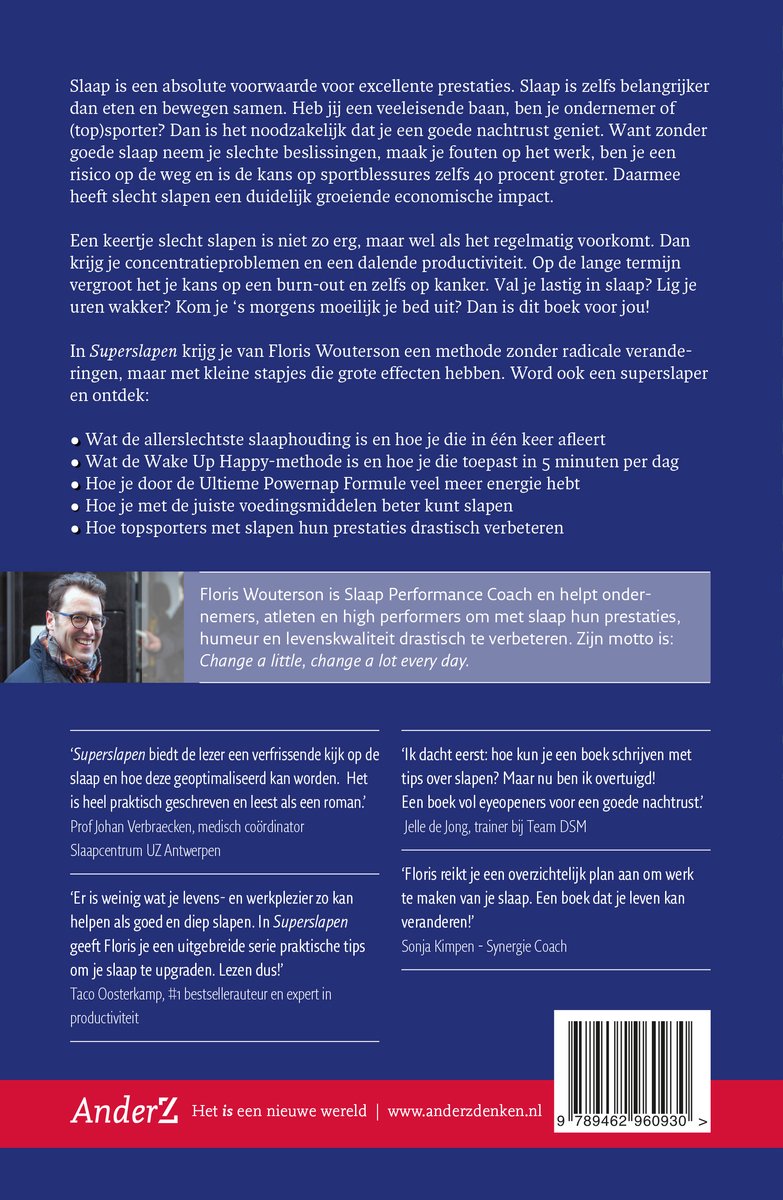 Superslapen - back cover