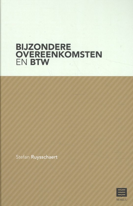 Bijzondere overeenkomsten en btw - cover
