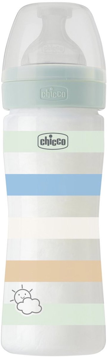 Goedkoopste Chicco zuigfles Siliconen Well Being 250ml groen