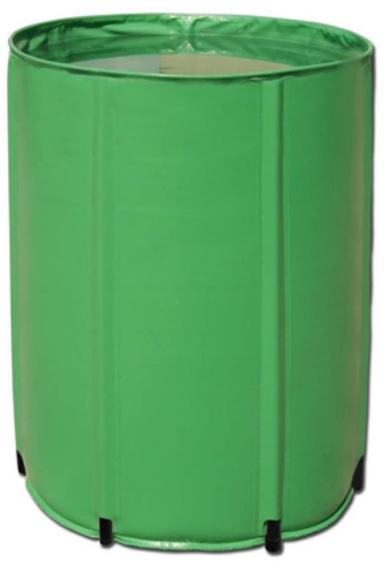 Aquaking Opvouwbare Regenton 250 Liter - Groen - Regenton - Watertank - Waterton - Watervat