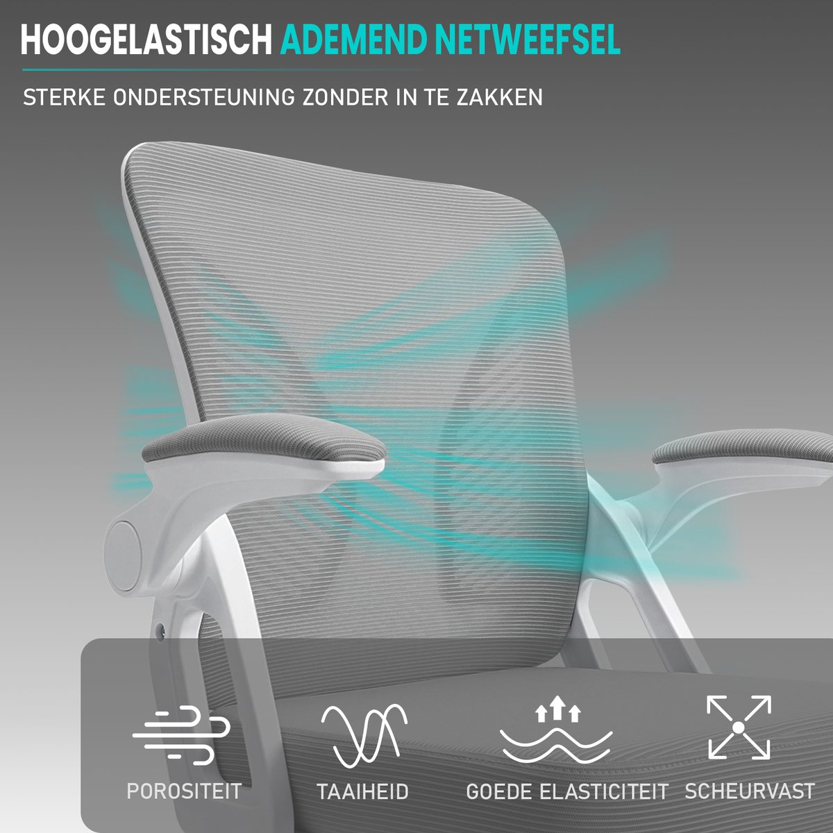 Milacyee Ergonomische Bureaustoel met (EAN: ...6655) - afbeelding 2