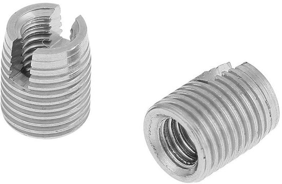 Taraud M14 X 1,25 Avec 10 Inserts Filetés M12 X 1,25 En Acier Inoxydable - Kit Réparation Bougies
