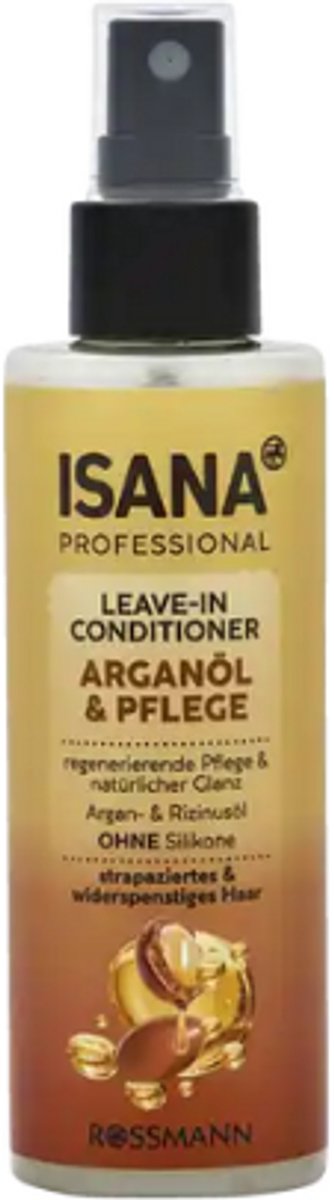 ISANA PROFESSIONAL Leave-In-Conditioner Arganolie & Verzorging | 1x 100ml | Voor herstel en natuurlijke glans