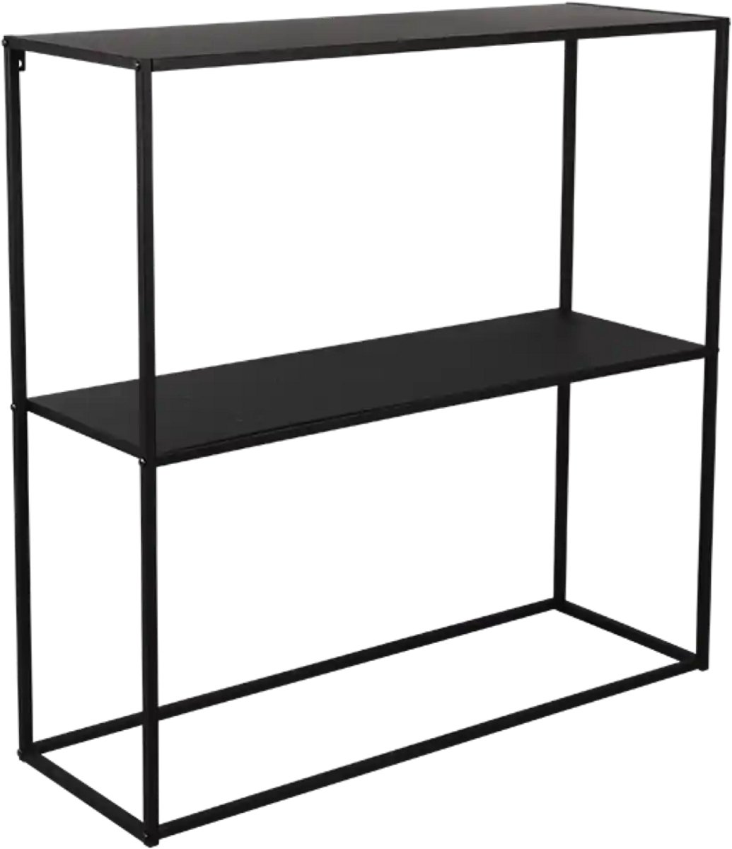 Mirrors and more - Sidetable Chloe H 80 cm B 80 cm zwart