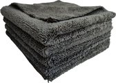 5x Microvezeldoek 40x40 cm Edgeless – 80/20 Coral Fleece – Auto Drogen, Wassen & Detailen – Pluisvrij & Krasvrij