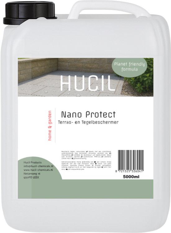 Hucil Nano Protect - Terras- en Tegelbeschermer - Waterafstotende Tegel en Gevel Impregneer - Terrasreiniger