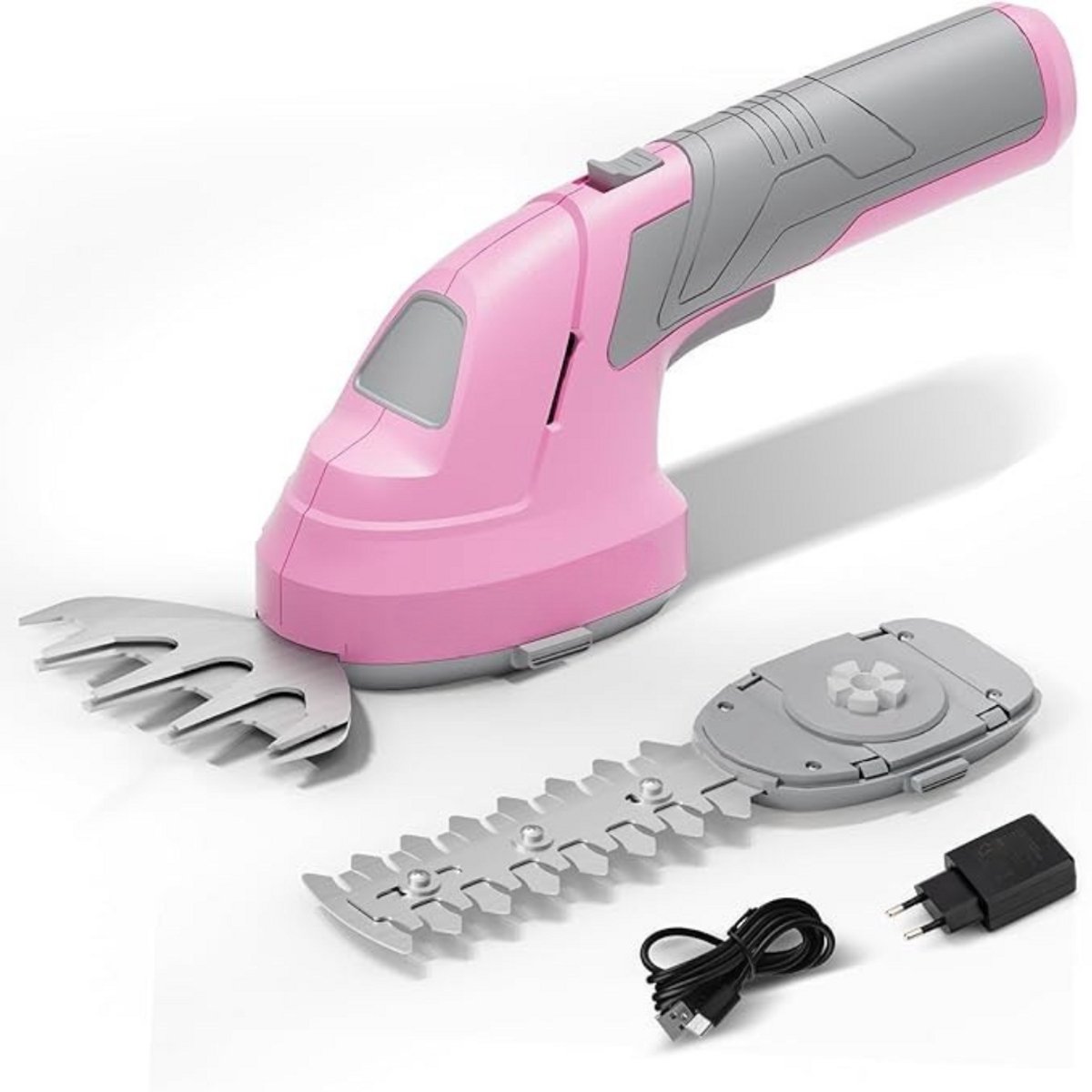 Zylo® Grasschaar - Grasschaar met Accu - Grasschaar met Steel - ‎28 x 12 x 9 cm - Roze