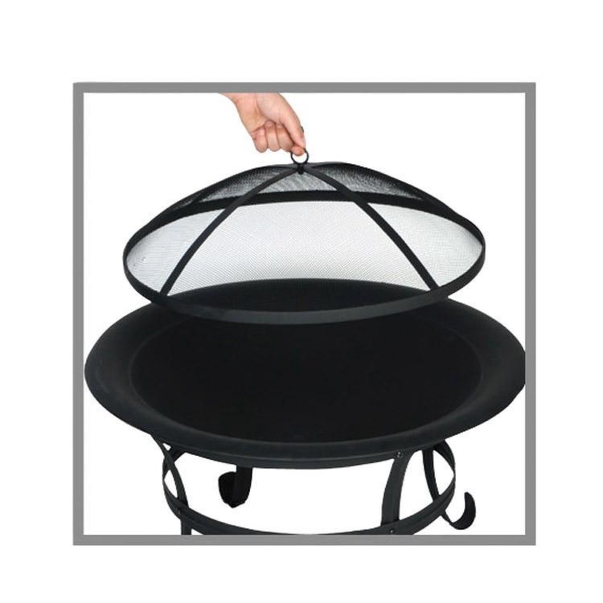 RedFire Atlanta Fire Bowl - Ø 51 cm - Black