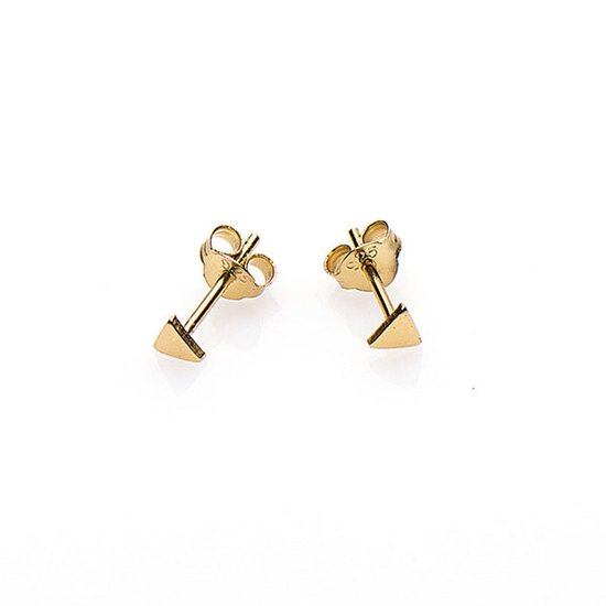 Karma Symbols oorbel M1628 Triangle Goud