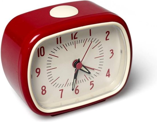 Rex London Rood Vintage Retro Wekker - Classic Alarm Clock | bol.com