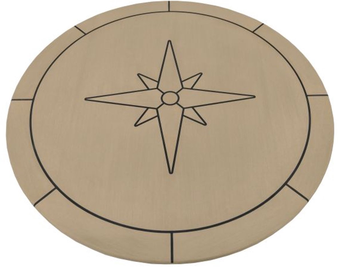 EUDE EcoTeak Tafelblad Circle Ø65cm
