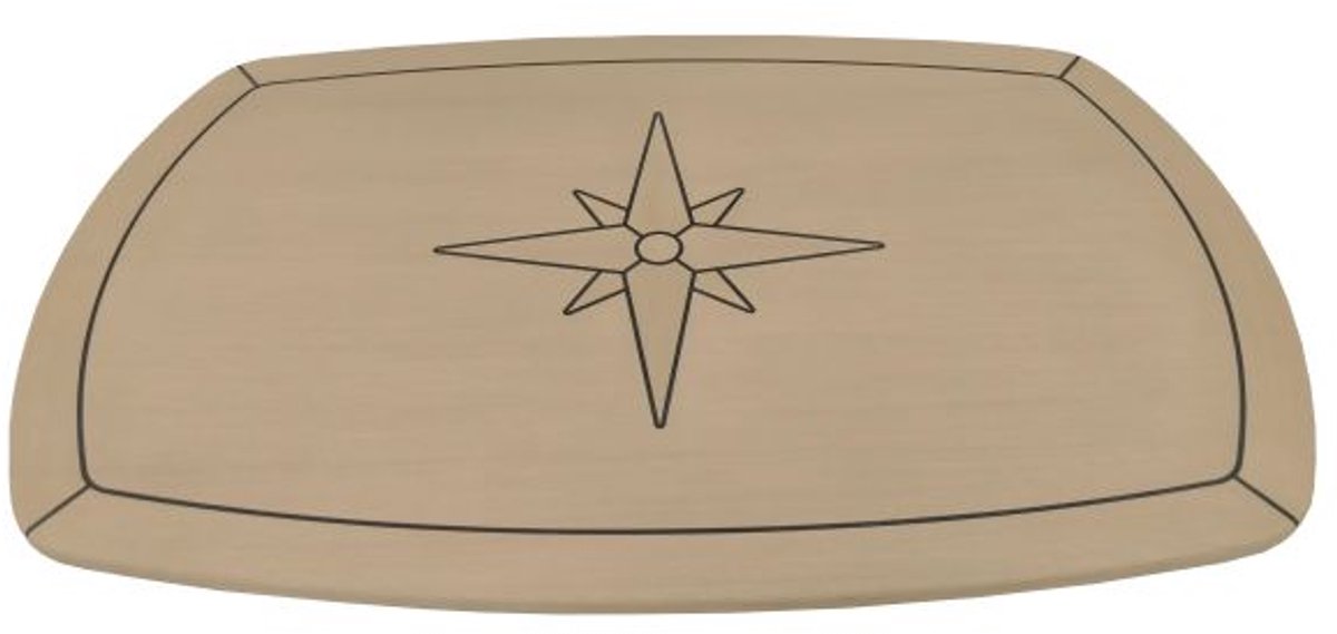 EUDE EcoTeak Tafelblad Classic Comfort 61x94cm