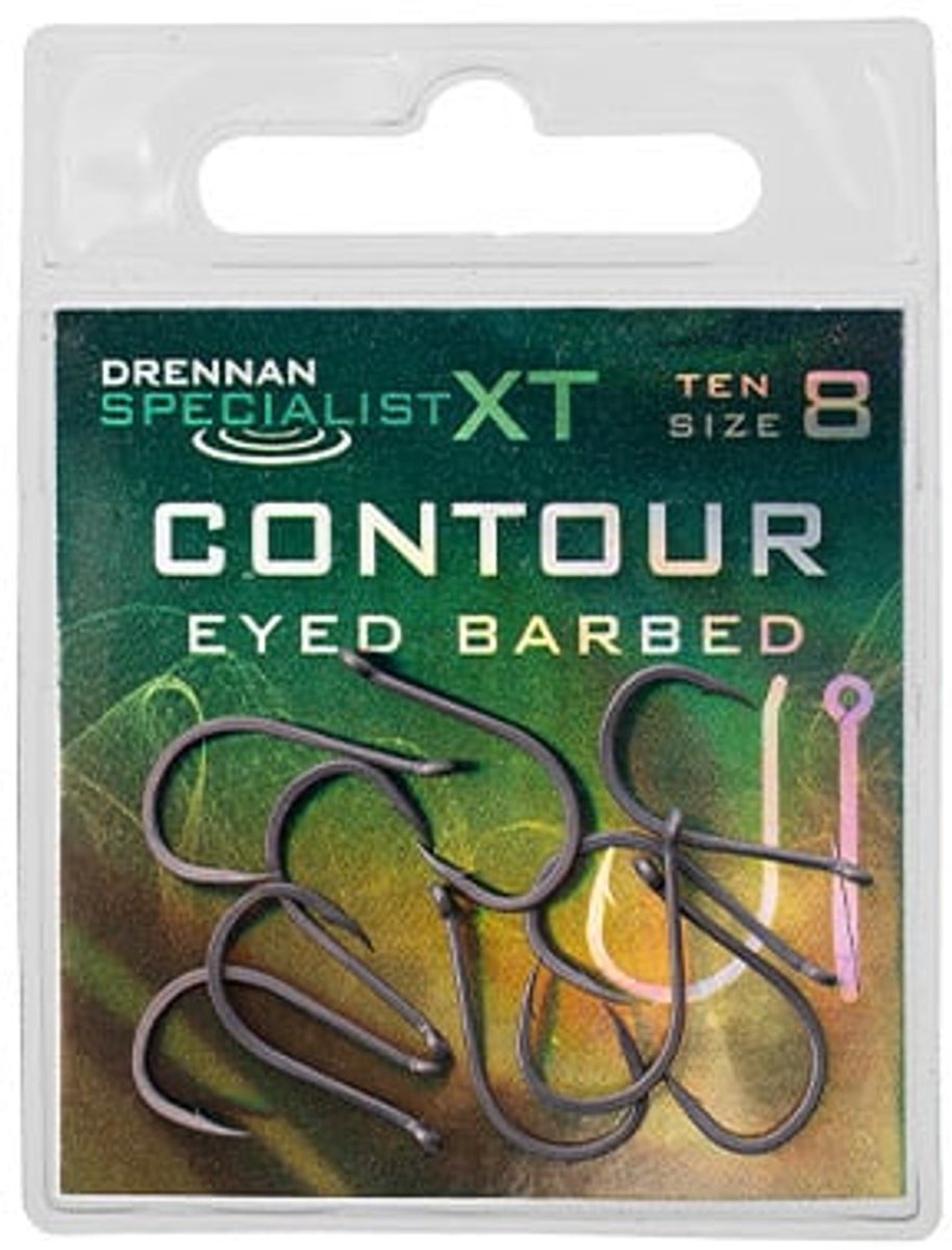 Drennan Specialist XT Contour Eyed-Barbed - Maat : 14
