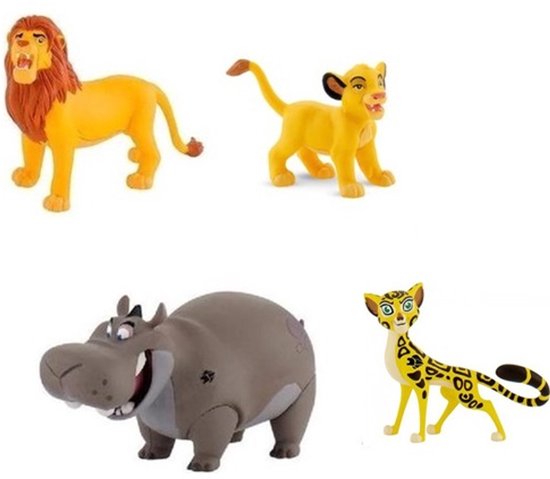 Bullyland Leeuwenkoning/ Lion King speelset met o.a. Simba 4-8cm