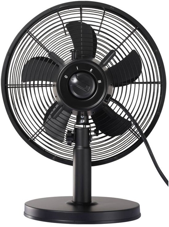 Ventilateur de table Rétro Inox 35 cm BESTRON DFT35CH