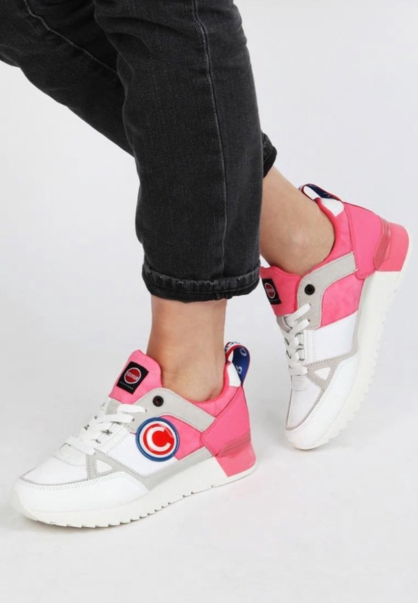 Colmar Originals SUPREME MACRO O. by. O. 211 Sneakers laag Damesschoenen Wit Roze