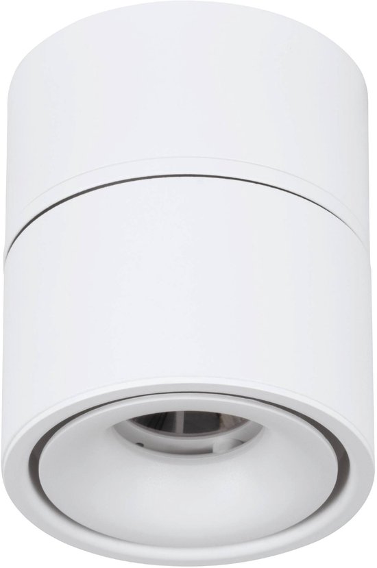 Ledvion Dimbare LED Opbouwspot Wit Rond GU10 – ø80mm