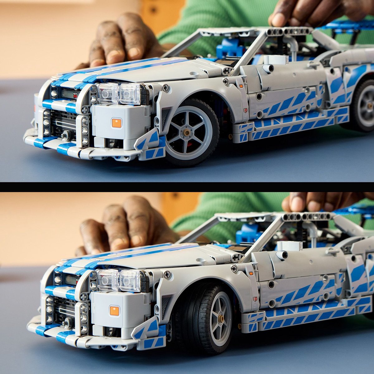LEGO® Technic 2 Fast 2 Furious Nissan Skyline GT-R (R34) Auto - 42210 — afbeelding 25