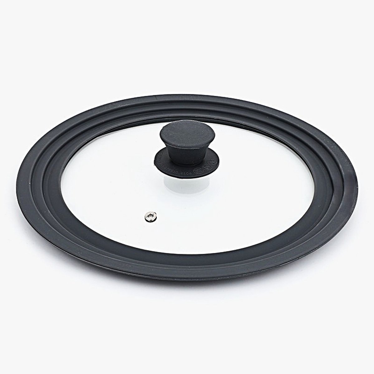 Ceruzo Universeel Glazen Pannen Deksel - 24-26-28cm - Stoomgat - Glas - Siliconen