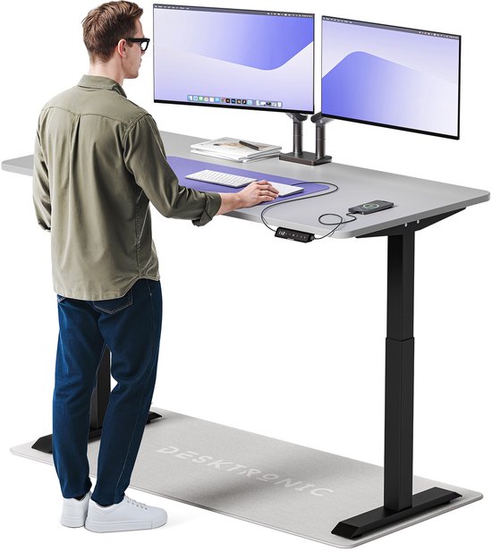 Desktronic HomeOne Zit-sta Bureau Elektrisch In Hoogte ... - Bol