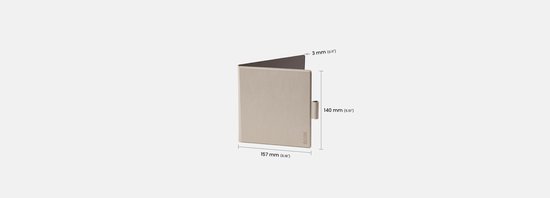 Luxe Magnetische Beschermhoes voor Boox Go 7 Series - Beige - met Wakeup/sleep functie van BOOX — afbeelding 2