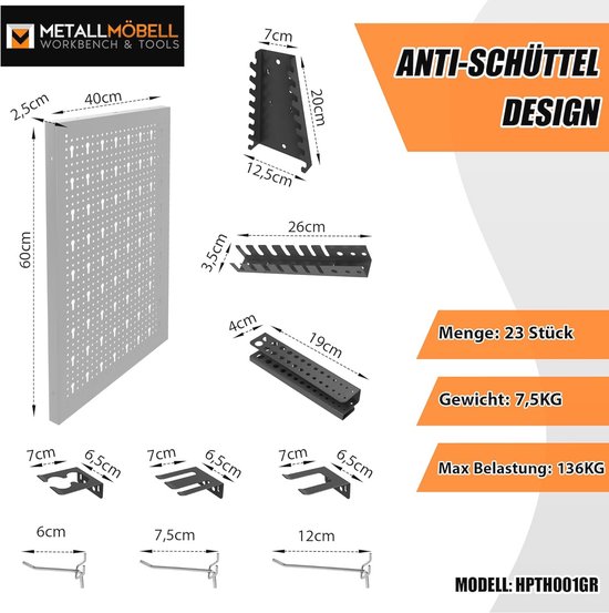 Alberts geperforeerde plaat 200x1000x0,8mm