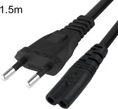 Voedingskabel geschikt voor JBL Partybox 100/110/200/300/310/710/1000 - Netsnoer 1,50 meter - Zwart