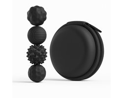 Magnetische Focusballen - 4 stuks Zwart - Fidget Toys - Magnetische balletjes - Stressbal - Sensomotorisch- Ideaal voor in de klas