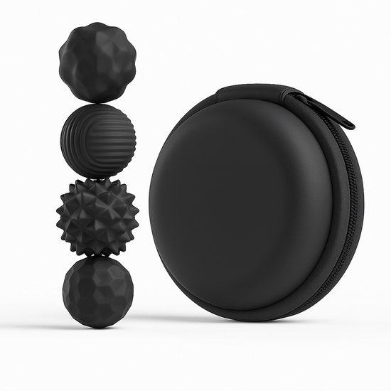Magnetische Focusballen - 4 stuks Zwart - Fidget Toys - Magnetische balletjes - Stressbal - Sensomotorisch- Ideaal voor in de klas