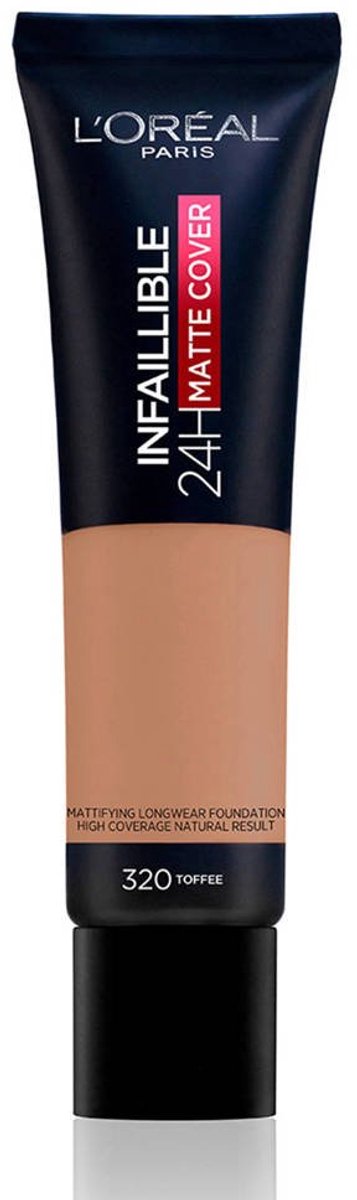L’Oréal Paris Infaillible 24H Matte Cover Foundation - 320 Caramel - 35 ml