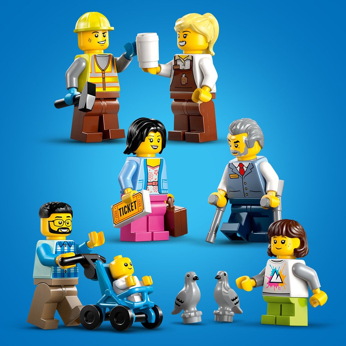LEGO® City Centraal Station, Bouwspeelgoedset - 60469 — afbeelding 3
