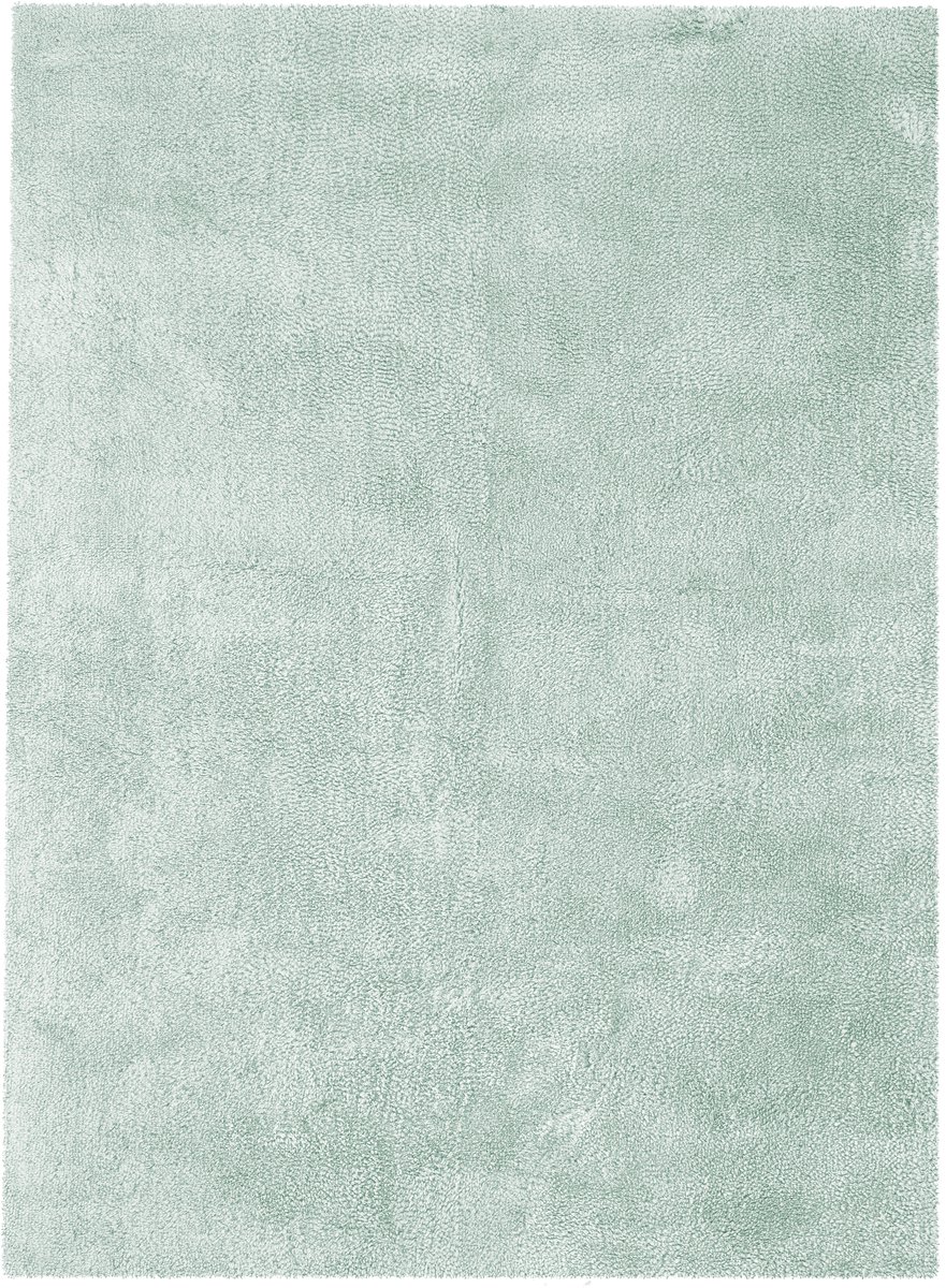 Floraya - Vloerkleed Snuggle - Mintgroen - 200 x 290 cm - Hoogpolig - Tapijt