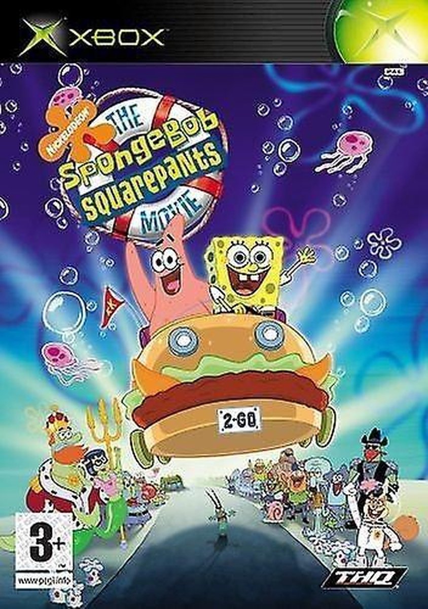 THQ Spongebob Squarepants: The Movie Engels Xbox