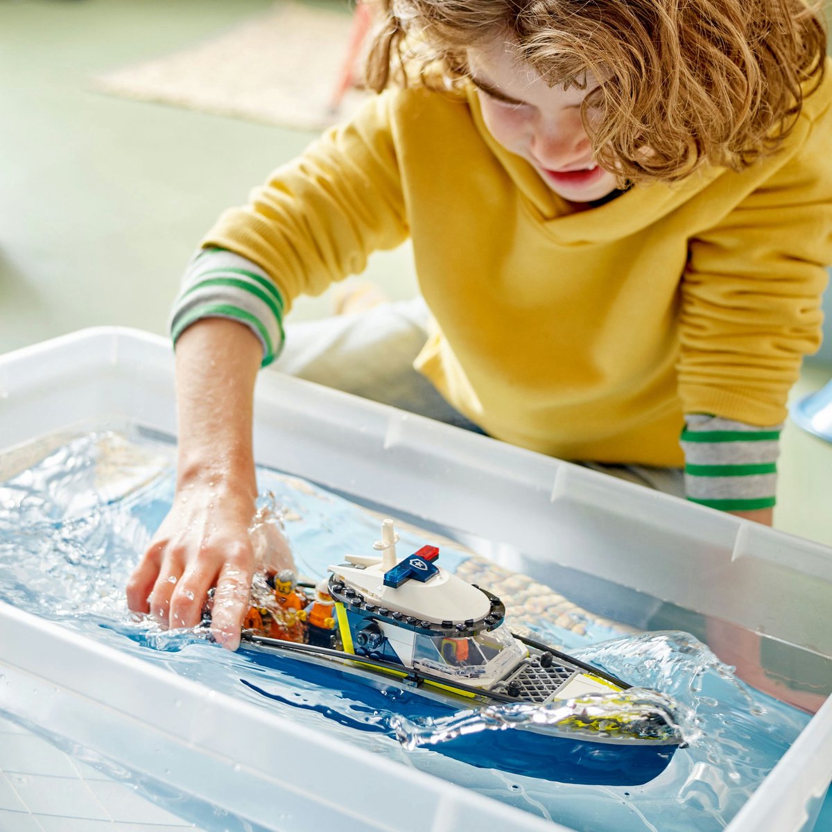 LEGO® City Achtervolging met Politieboot, Drijft Echt - 60456 — afbeelding 14