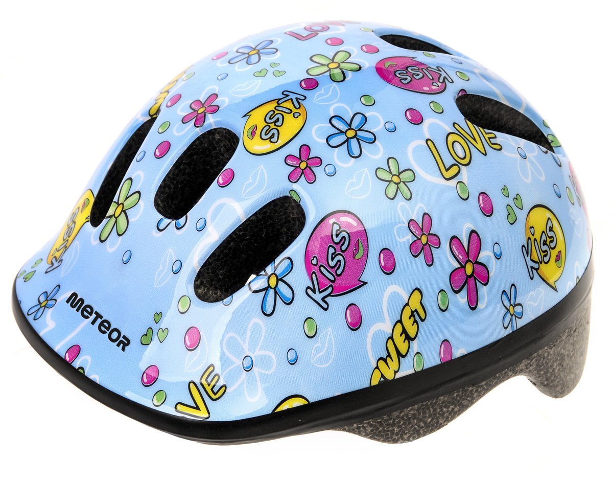 Meteor - Fietshelm - MV6-2 S 48-52 cm Kiss Love