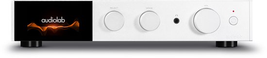 Audiolab 9000A Geïntegreerde Versterker - Opticaal & Coax uitgang - MM Phono Stage – DAC Technologie - Zilver