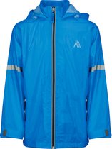 Ralka Waterdichte Regenjas voor Kinderen - Reflectie - Blauw - Maat 176
