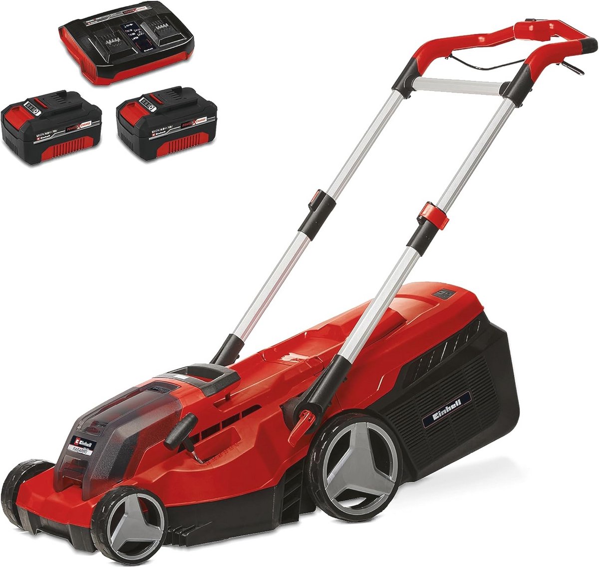 Accu Grasmaaier 36V met Mulching Functie en 45L Opvangzak voor Gazons tot 450 m²