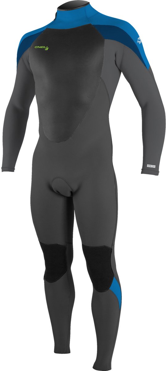 2025 O'Neill Youth Epic 4/3mm Rug Ritssluiting Gbs Wetsuit - Bla