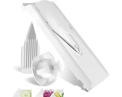 Börner Mandoline V3 Basic | 3-delige set | 2 snijdiktes | BPA-vrij en Roestvrij | Wit