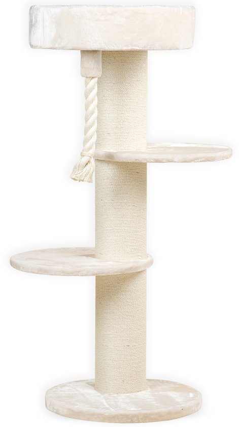 Krabpaal Maine Coon: Deze 20 zijn Extreem goed voor Maine Coons 4 Krabpaal voor Grote Katten Maine Coon Sleeper Crème Beige van RHRQuality