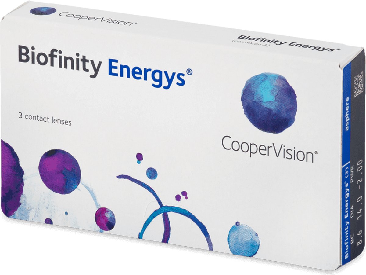 Biofinity Energys (3 lenzen) Sterkte: +6.50, BC: 8.60, DIA: 14.00