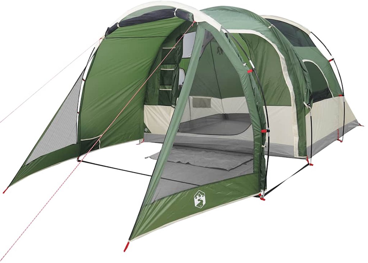 vidaXL - Tunneltent - 4-persoons - waterdicht - groen – foto 4