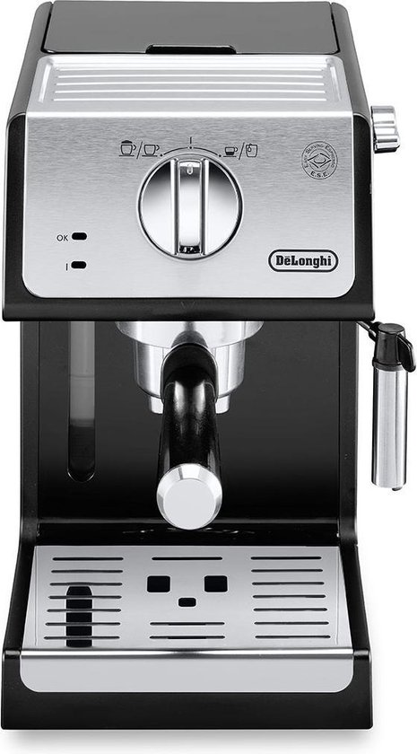 DeLonghi Autentica ECP33.21.BK Vrijstaand Half automatisch Espressomachine 1.1l Zwart koffiezetapparaat