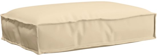 Palletkussen 60x40x12 cm stof taupe kopen