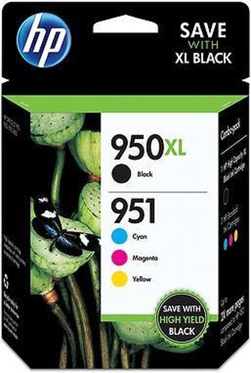 Hp 950xl 951xl Ink Cart Cmyk Combo Pack