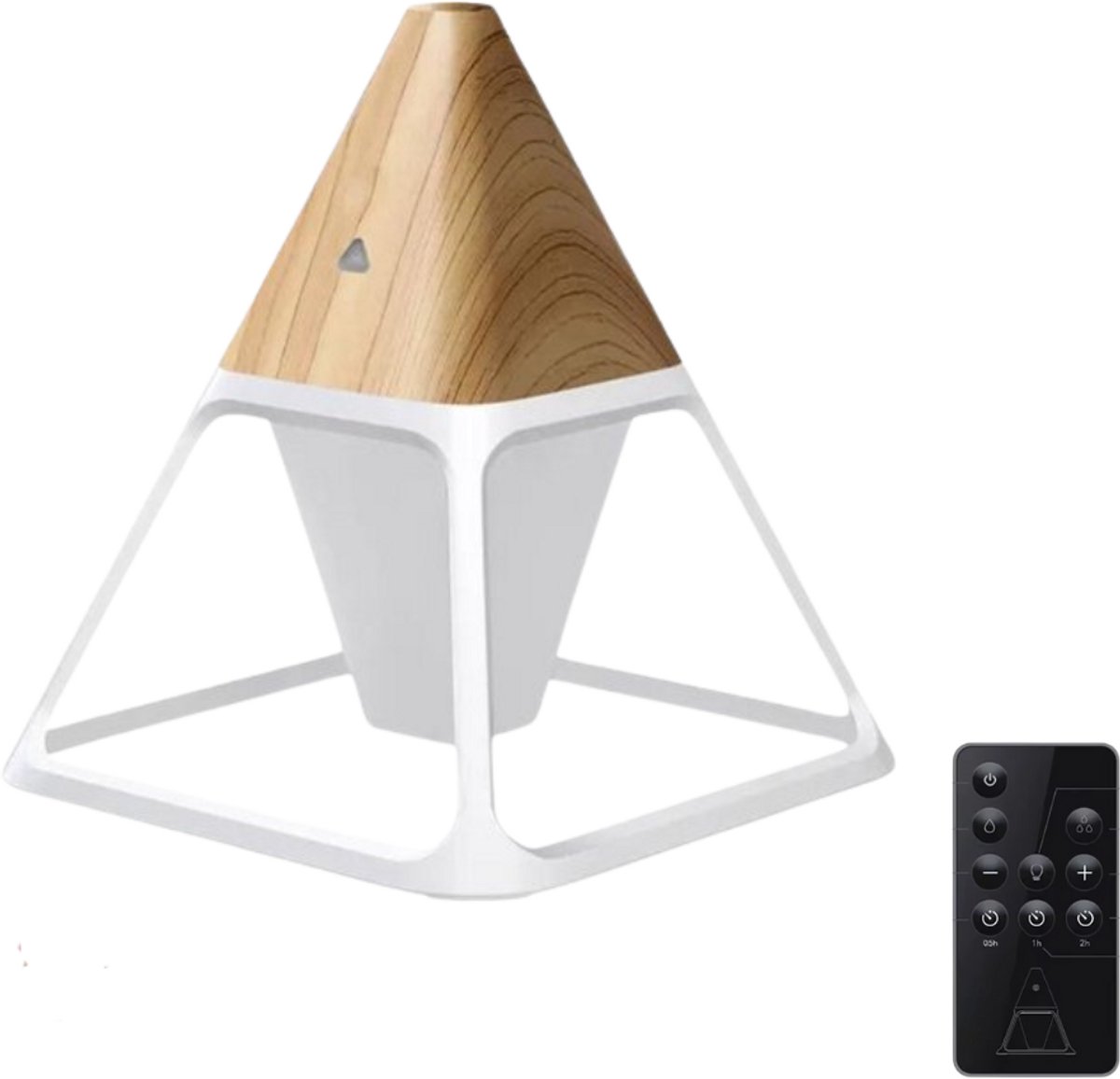 Goedkoopste Olie Diffuser 3D - Aroma Diffuser 200ML met Afstandsbediening - Luchtbevochtiger – Verdamper – Aromatherapie - Geurverspreider - Vlam effect