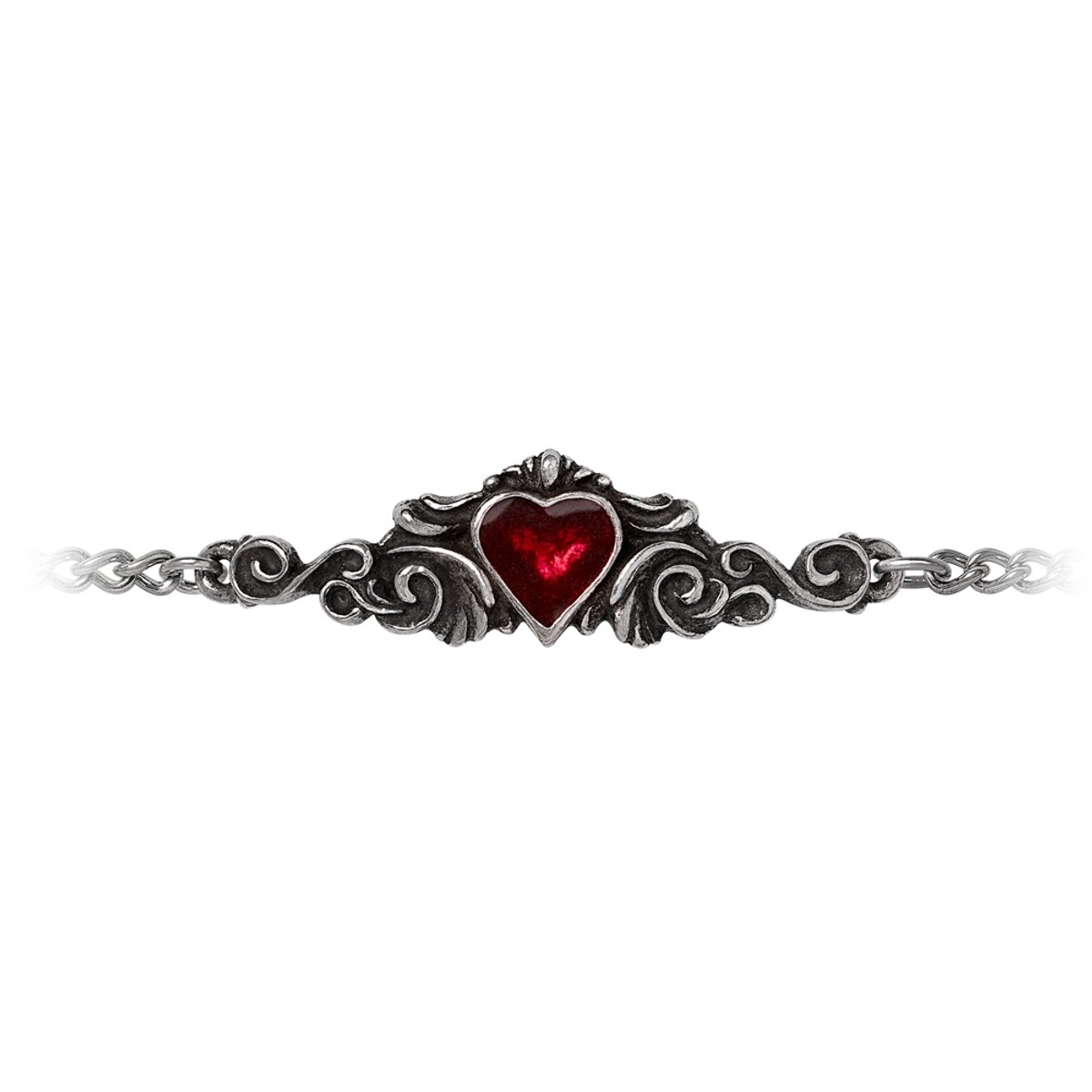 Alchemy - Betrothal Armband - Zilverkleurig/Rood