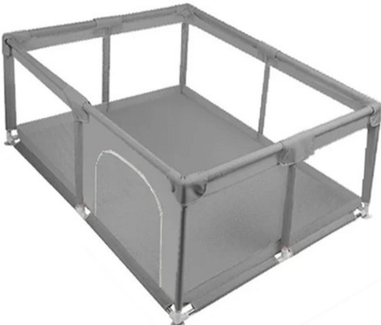 Grote, Veilige En Niet-giftige Speelbox Voor Baby's En Peuters  150x200 Cm Grijs