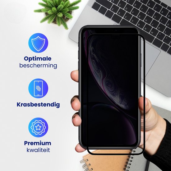 Prisma NL - iPhone 11 Pro - iPhone XS - iPhone X - Protecteur d'écran - Tempered Glass - Premium - Verre de protection - Protecteur d'écran avec bord noir - Verre Buffalo